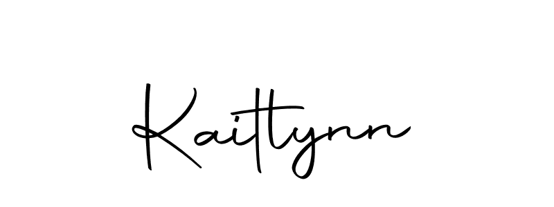 Design your own signature with our free online signature maker. With this signature software, you can create a handwritten (Autography-DOLnW) signature for name Kaitlynn. Kaitlynn signature style 10 images and pictures png