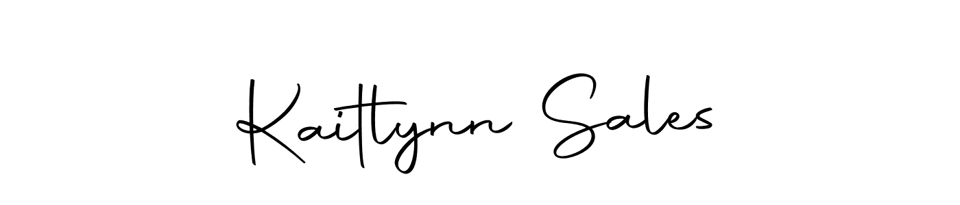 Use a signature maker to create a handwritten signature online. With this signature software, you can design (Autography-DOLnW) your own signature for name Kaitlynn Sales. Kaitlynn Sales signature style 10 images and pictures png