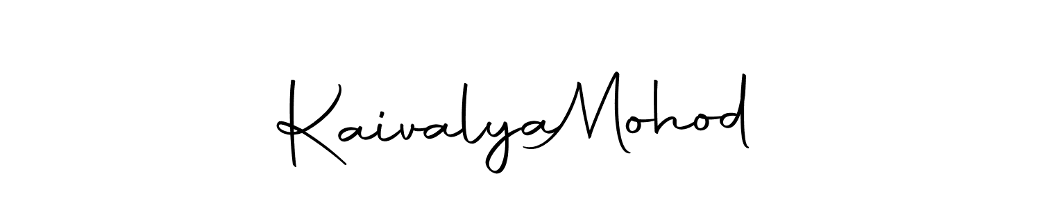 Make a beautiful signature design for name Kaivalya  Mohod. Use this online signature maker to create a handwritten signature for free. Kaivalya  Mohod signature style 10 images and pictures png