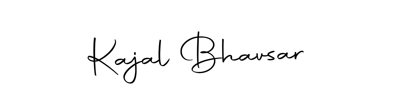 Create a beautiful signature design for name Kajal Bhavsar. With this signature (Autography-DOLnW) fonts, you can make a handwritten signature for free. Kajal Bhavsar signature style 10 images and pictures png