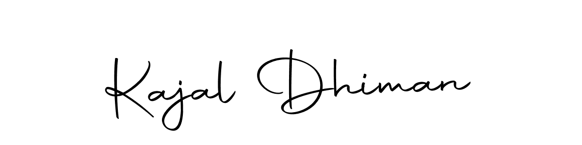 The best way (Autography-DOLnW) to make a short signature is to pick only two or three words in your name. The name Kajal Dhiman include a total of six letters. For converting this name. Kajal Dhiman signature style 10 images and pictures png