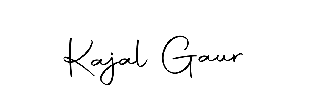 You can use this online signature creator to create a handwritten signature for the name Kajal Gaur. This is the best online autograph maker. Kajal Gaur signature style 10 images and pictures png