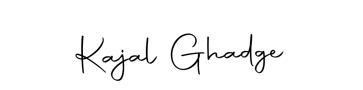 Kajal Ghadge stylish signature style. Best Handwritten Sign (Autography-DOLnW) for my name. Handwritten Signature Collection Ideas for my name Kajal Ghadge. Kajal Ghadge signature style 10 images and pictures png