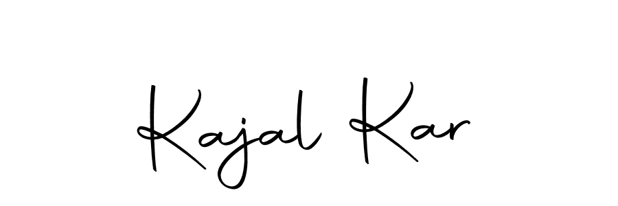 How to make Kajal Kar name signature. Use Autography-DOLnW style for creating short signs online. This is the latest handwritten sign. Kajal Kar signature style 10 images and pictures png