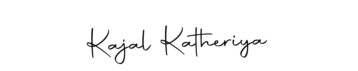 Design your own signature with our free online signature maker. With this signature software, you can create a handwritten (Autography-DOLnW) signature for name Kajal Katheriya. Kajal Katheriya signature style 10 images and pictures png