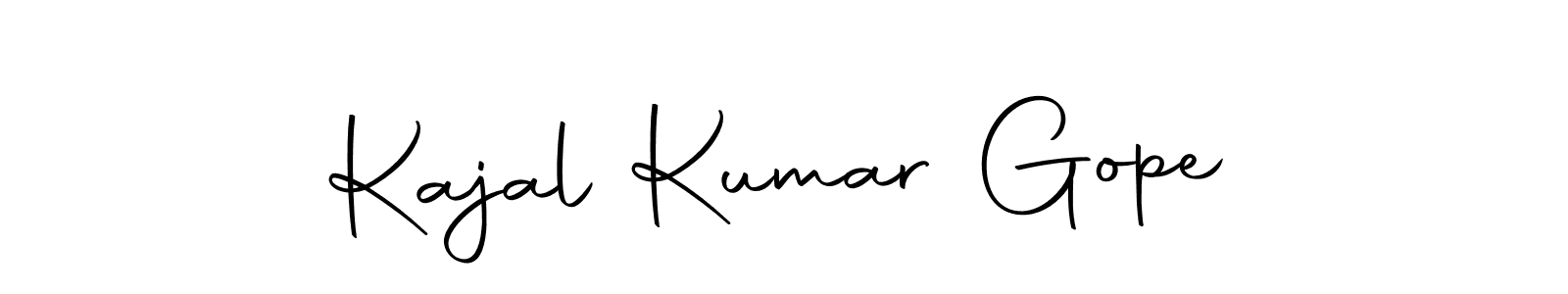 It looks lik you need a new signature style for name Kajal Kumar Gope. Design unique handwritten (Autography-DOLnW) signature with our free signature maker in just a few clicks. Kajal Kumar Gope signature style 10 images and pictures png