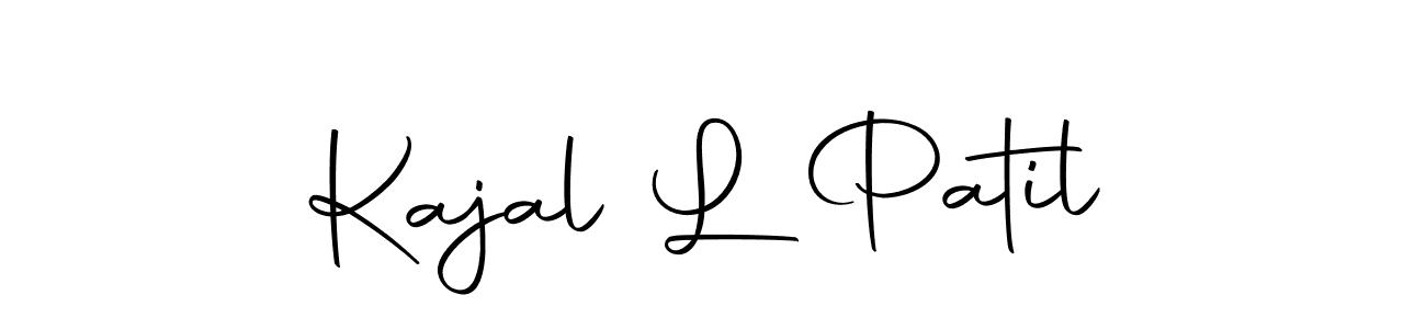You should practise on your own different ways (Autography-DOLnW) to write your name (Kajal L Patil) in signature. don't let someone else do it for you. Kajal L Patil signature style 10 images and pictures png