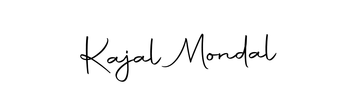 Make a beautiful signature design for name Kajal Mondal. Use this online signature maker to create a handwritten signature for free. Kajal Mondal signature style 10 images and pictures png