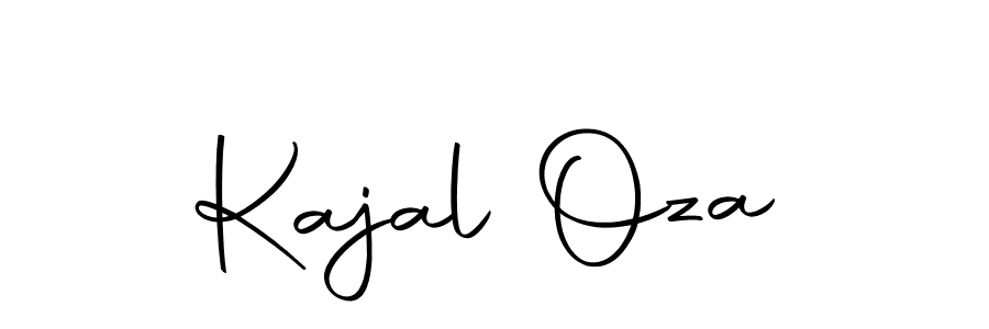 Make a beautiful signature design for name Kajal Oza. Use this online signature maker to create a handwritten signature for free. Kajal Oza signature style 10 images and pictures png