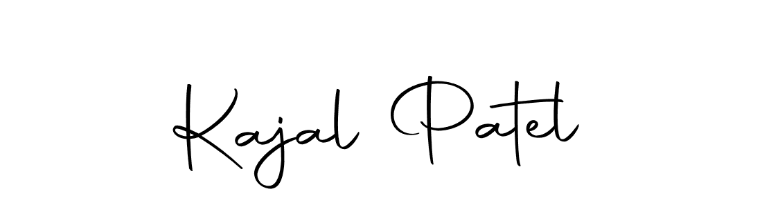 Create a beautiful signature design for name Kajal Patel. With this signature (Autography-DOLnW) fonts, you can make a handwritten signature for free. Kajal Patel signature style 10 images and pictures png