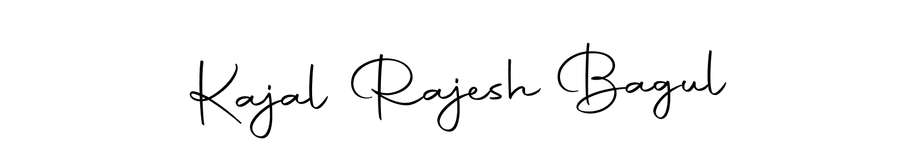 Make a short Kajal Rajesh Bagul signature style. Manage your documents anywhere anytime using Autography-DOLnW. Create and add eSignatures, submit forms, share and send files easily. Kajal Rajesh Bagul signature style 10 images and pictures png