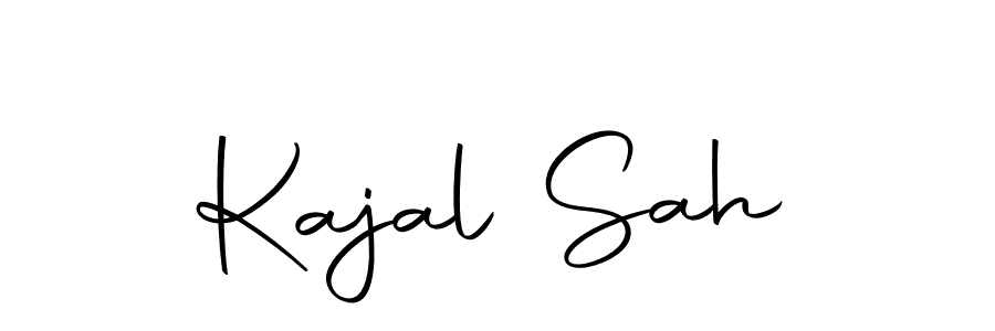 Use a signature maker to create a handwritten signature online. With this signature software, you can design (Autography-DOLnW) your own signature for name Kajal Sah. Kajal Sah signature style 10 images and pictures png