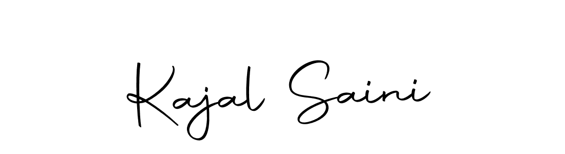 You should practise on your own different ways (Autography-DOLnW) to write your name (Kajal Saini) in signature. don't let someone else do it for you. Kajal Saini signature style 10 images and pictures png