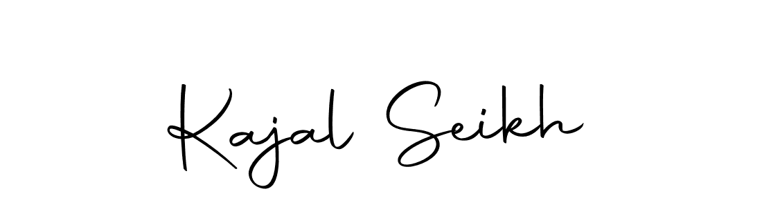 You should practise on your own different ways (Autography-DOLnW) to write your name (Kajal Seikh) in signature. don't let someone else do it for you. Kajal Seikh signature style 10 images and pictures png