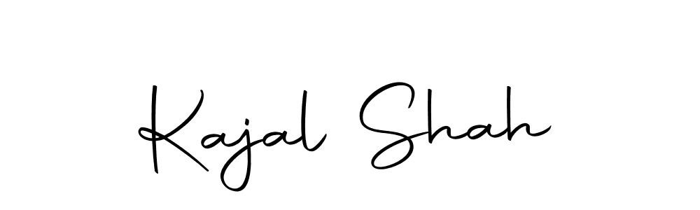 Design your own signature with our free online signature maker. With this signature software, you can create a handwritten (Autography-DOLnW) signature for name Kajal Shah. Kajal Shah signature style 10 images and pictures png