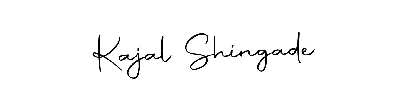 How to make Kajal Shingade name signature. Use Autography-DOLnW style for creating short signs online. This is the latest handwritten sign. Kajal Shingade signature style 10 images and pictures png