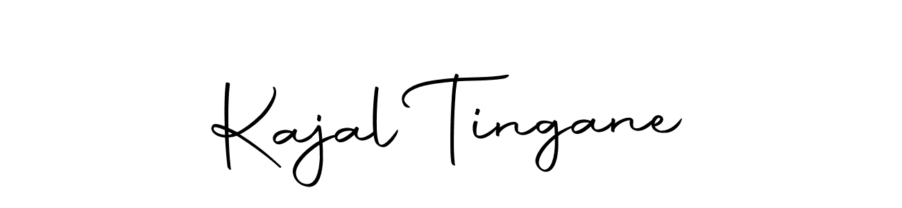 Use a signature maker to create a handwritten signature online. With this signature software, you can design (Autography-DOLnW) your own signature for name Kajal Tingane. Kajal Tingane signature style 10 images and pictures png