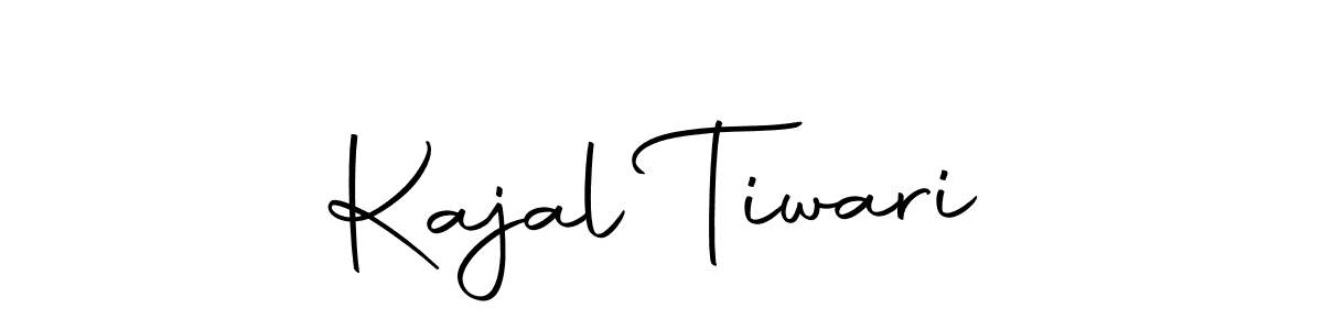 Create a beautiful signature design for name Kajal Tiwari. With this signature (Autography-DOLnW) fonts, you can make a handwritten signature for free. Kajal Tiwari signature style 10 images and pictures png