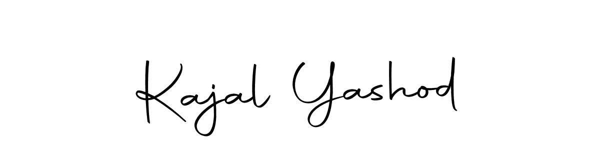 Design your own signature with our free online signature maker. With this signature software, you can create a handwritten (Autography-DOLnW) signature for name Kajal Yashod. Kajal Yashod signature style 10 images and pictures png