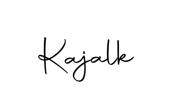 Create a beautiful signature design for name Kajalk. With this signature (Autography-DOLnW) fonts, you can make a handwritten signature for free. Kajalk signature style 10 images and pictures png