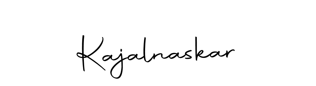 Design your own signature with our free online signature maker. With this signature software, you can create a handwritten (Autography-DOLnW) signature for name Kajalnaskar. Kajalnaskar signature style 10 images and pictures png