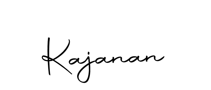 How to make Kajanan signature? Autography-DOLnW is a professional autograph style. Create handwritten signature for Kajanan name. Kajanan signature style 10 images and pictures png