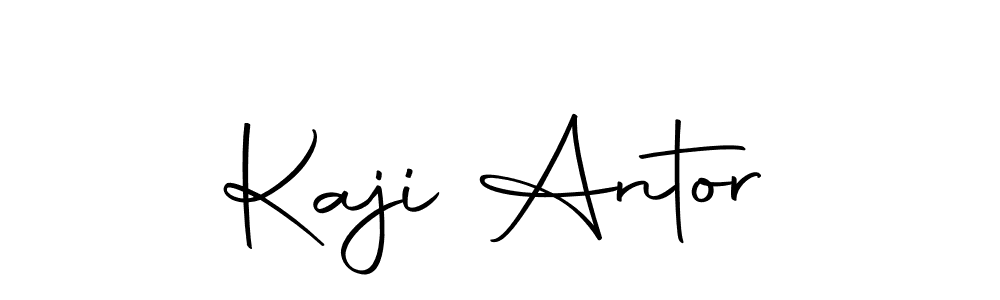 How to make Kaji Antor name signature. Use Autography-DOLnW style for creating short signs online. This is the latest handwritten sign. Kaji Antor signature style 10 images and pictures png