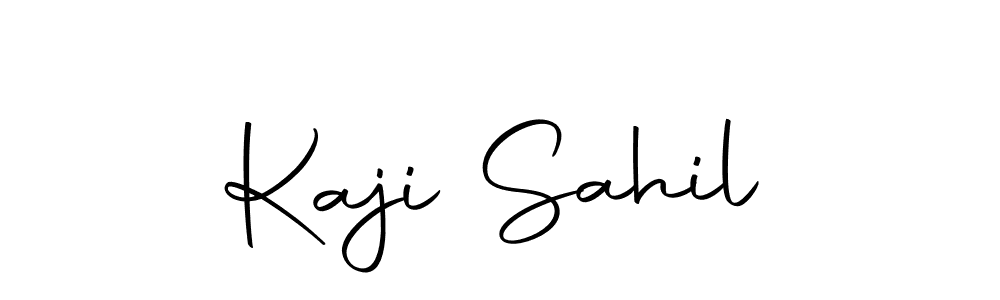 Design your own signature with our free online signature maker. With this signature software, you can create a handwritten (Autography-DOLnW) signature for name Kaji Sahil. Kaji Sahil signature style 10 images and pictures png