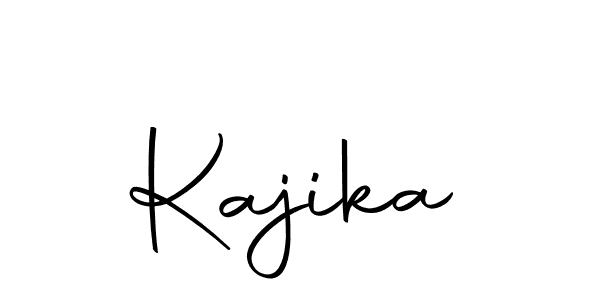 Design your own signature with our free online signature maker. With this signature software, you can create a handwritten (Autography-DOLnW) signature for name Kajika. Kajika signature style 10 images and pictures png