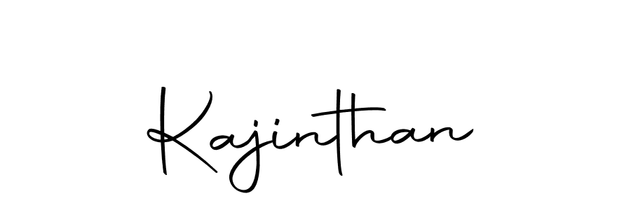 Design your own signature with our free online signature maker. With this signature software, you can create a handwritten (Autography-DOLnW) signature for name Kajinthan. Kajinthan signature style 10 images and pictures png