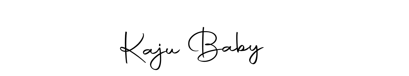 Design your own signature with our free online signature maker. With this signature software, you can create a handwritten (Autography-DOLnW) signature for name Kaju Baby ❤️. Kaju Baby ❤️ signature style 10 images and pictures png