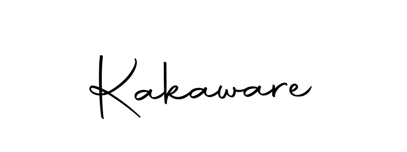 Design your own signature with our free online signature maker. With this signature software, you can create a handwritten (Autography-DOLnW) signature for name Kakaware. Kakaware signature style 10 images and pictures png