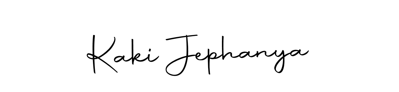 Similarly Autography-DOLnW is the best handwritten signature design. Signature creator online .You can use it as an online autograph creator for name Kaki Jephanya. Kaki Jephanya signature style 10 images and pictures png