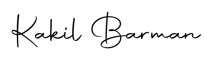 You can use this online signature creator to create a handwritten signature for the name Kakil Barman. This is the best online autograph maker. Kakil Barman signature style 10 images and pictures png