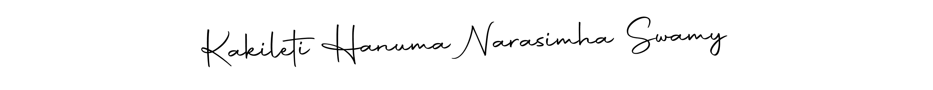 Design your own signature with our free online signature maker. With this signature software, you can create a handwritten (Autography-DOLnW) signature for name Kakileti Hanuma Narasimha Swamy. Kakileti Hanuma Narasimha Swamy signature style 10 images and pictures png