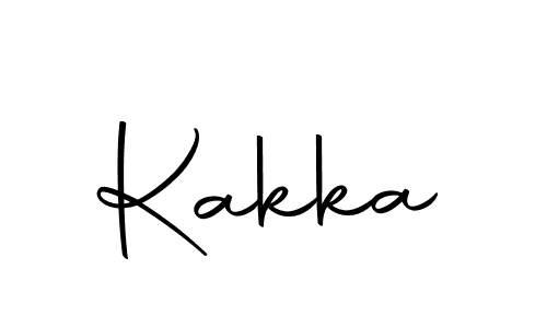 Use a signature maker to create a handwritten signature online. With this signature software, you can design (Autography-DOLnW) your own signature for name Kakka. Kakka signature style 10 images and pictures png