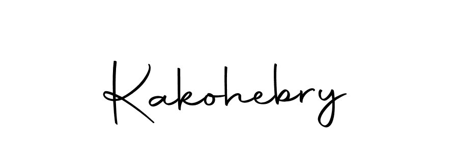 Make a beautiful signature design for name Kakohebry. With this signature (Autography-DOLnW) style, you can create a handwritten signature for free. Kakohebry signature style 10 images and pictures png