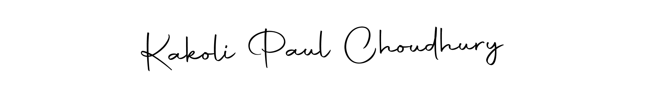 It looks lik you need a new signature style for name Kakoli Paul Choudhury. Design unique handwritten (Autography-DOLnW) signature with our free signature maker in just a few clicks. Kakoli Paul Choudhury signature style 10 images and pictures png