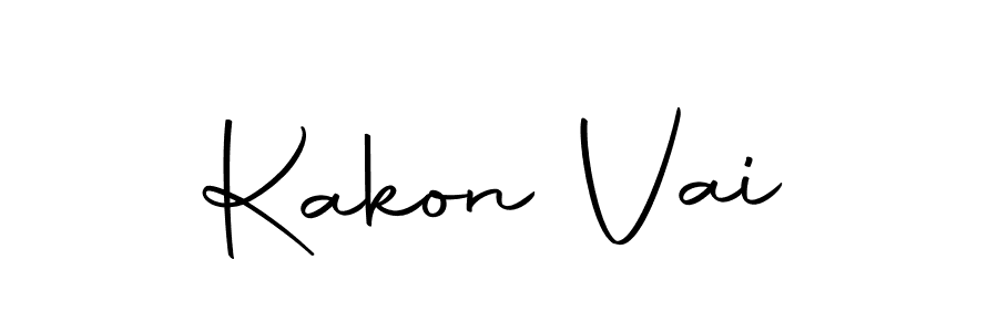 Kakon Vai stylish signature style. Best Handwritten Sign (Autography-DOLnW) for my name. Handwritten Signature Collection Ideas for my name Kakon Vai. Kakon Vai signature style 10 images and pictures png