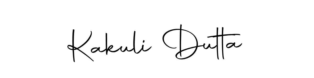 Make a beautiful signature design for name Kakuli Dutta. Use this online signature maker to create a handwritten signature for free. Kakuli Dutta signature style 10 images and pictures png