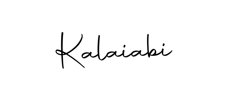 Design your own signature with our free online signature maker. With this signature software, you can create a handwritten (Autography-DOLnW) signature for name Kalaiabi. Kalaiabi signature style 10 images and pictures png