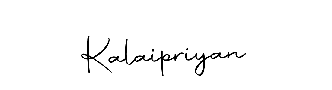 Create a beautiful signature design for name Kalaipriyan. With this signature (Autography-DOLnW) fonts, you can make a handwritten signature for free. Kalaipriyan signature style 10 images and pictures png