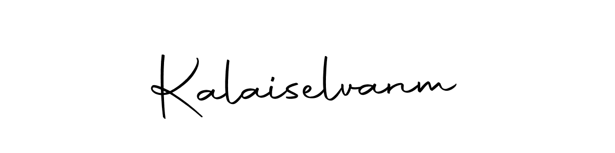 The best way (Autography-DOLnW) to make a short signature is to pick only two or three words in your name. The name Kalaiselvanm include a total of six letters. For converting this name. Kalaiselvanm signature style 10 images and pictures png