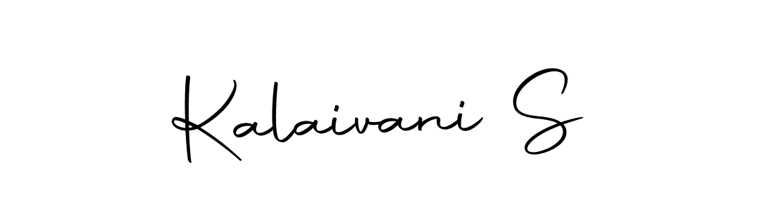 if you are searching for the best signature style for your name Kalaivani S. so please give up your signature search. here we have designed multiple signature styles  using Autography-DOLnW. Kalaivani S signature style 10 images and pictures png