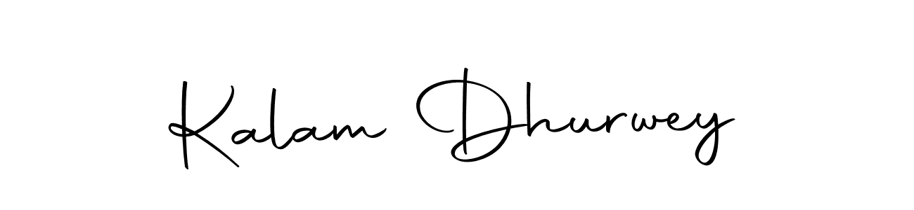 Design your own signature with our free online signature maker. With this signature software, you can create a handwritten (Autography-DOLnW) signature for name Kalam Dhurwey. Kalam Dhurwey signature style 10 images and pictures png