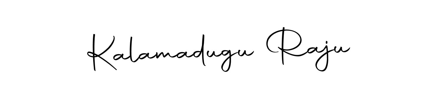 Kalamadugu Raju stylish signature style. Best Handwritten Sign (Autography-DOLnW) for my name. Handwritten Signature Collection Ideas for my name Kalamadugu Raju. Kalamadugu Raju signature style 10 images and pictures png