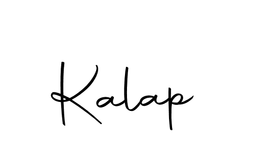 Design your own signature with our free online signature maker. With this signature software, you can create a handwritten (Autography-DOLnW) signature for name Kalap. Kalap signature style 10 images and pictures png