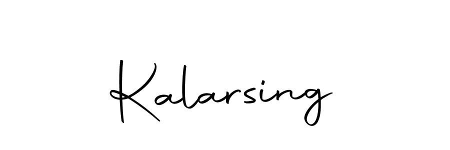 Design your own signature with our free online signature maker. With this signature software, you can create a handwritten (Autography-DOLnW) signature for name Kalarsing. Kalarsing signature style 10 images and pictures png