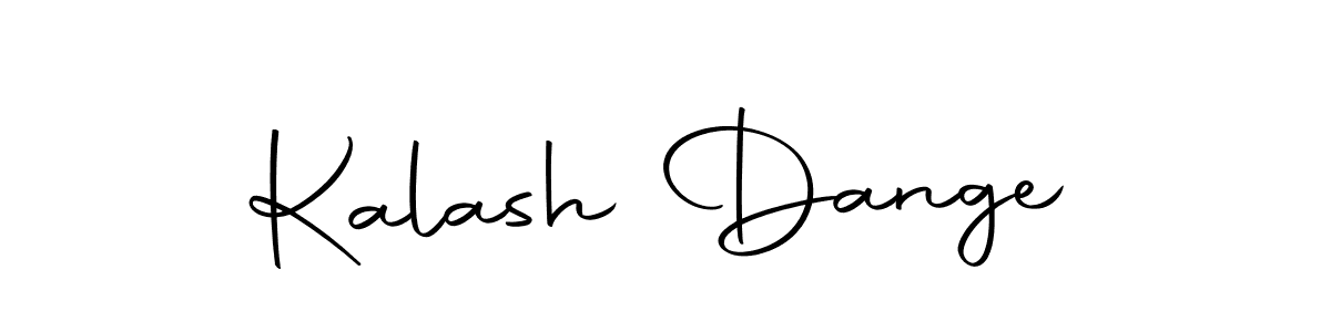 Use a signature maker to create a handwritten signature online. With this signature software, you can design (Autography-DOLnW) your own signature for name Kalash Dange. Kalash Dange signature style 10 images and pictures png