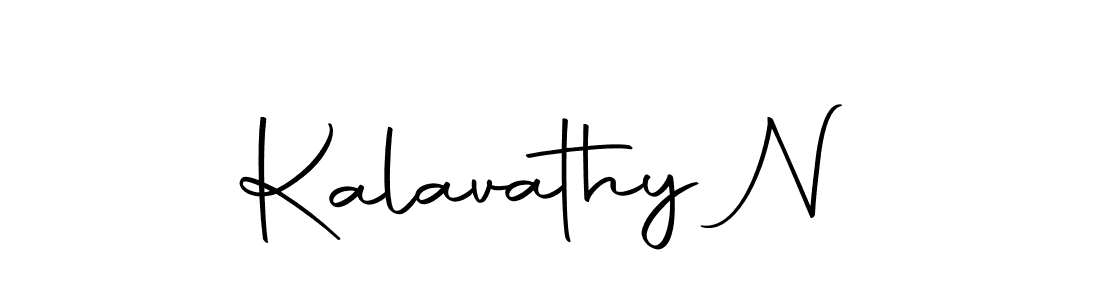 You should practise on your own different ways (Autography-DOLnW) to write your name (Kalavathy N) in signature. don't let someone else do it for you. Kalavathy N signature style 10 images and pictures png